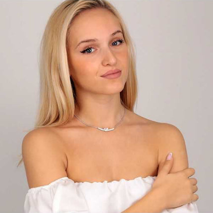 Collana Morellato Scintille in ottone e placcatura Ninfea SAQF06 da donna