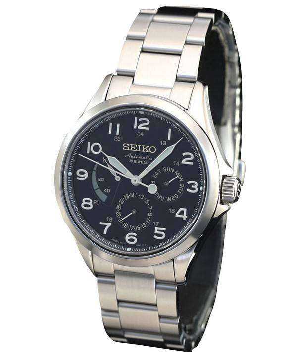 Seiko Automatic 29 Jewels Presage Power Reserve Giappone Made SARW015 Orologio da uomo