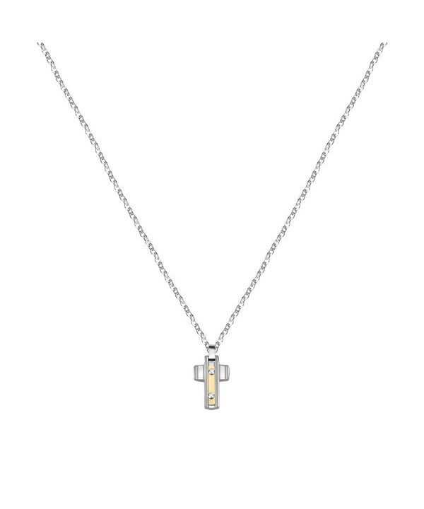 Collana Morellato Gold in acciaio inossidabile e oro 750 SATM02 da uomo