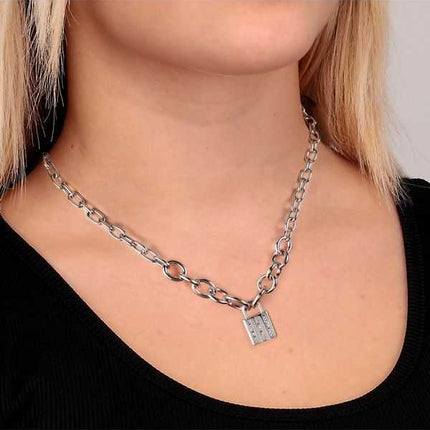 Collana Morellato Abbraccio in acciaio e bronzo da donna SAUB01