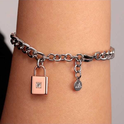 Bracciale Morellato Abbraccio in Acciaio e Bronzo SAUB10 da donna
