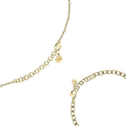 Collana e bracciale Morellato Abbraccio in acciaio inossidabile tono oro SAUB19 da donna