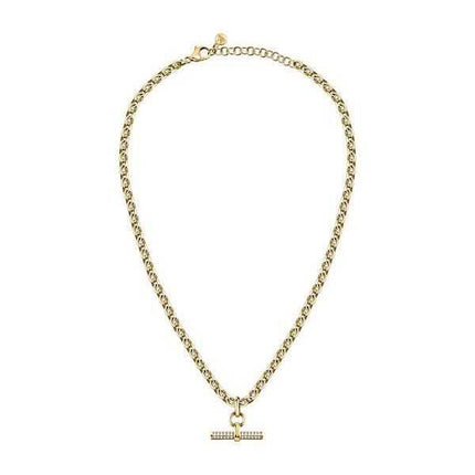 Collana Morellato Abbraccio in acciaio inossidabile tono oro SAUC02 da donna