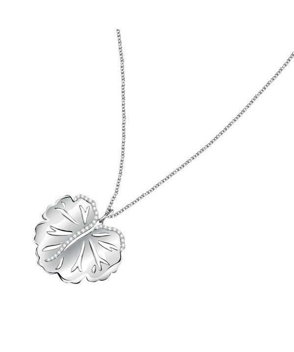 Collana Morellato Ninfea in Argento Con Pendente Foglia SAUE01 Da Donna