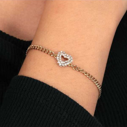 Bracciale Morellato Incontri in acciaio inossidabile tono oro SAUQ17 da donna