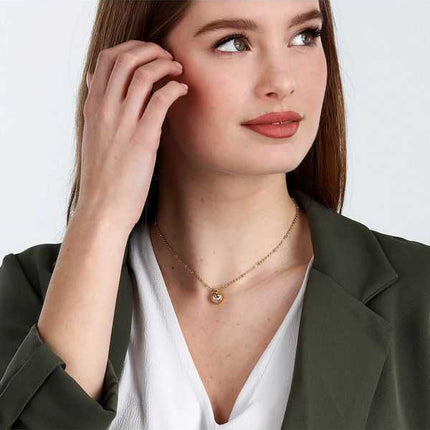 Collana Morellato Istanti in acciaio inossidabile tono oro SAVZ03 da donna