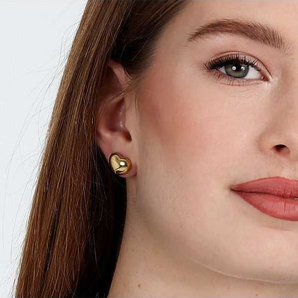 Orecchini Morellato Istanti in acciaio inossidabile tono oro SAVZ06 da donna