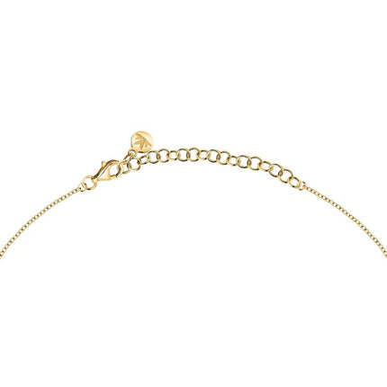 Collana Morellato Tesori in argento 925 color oro e verde SAXN05 da donna