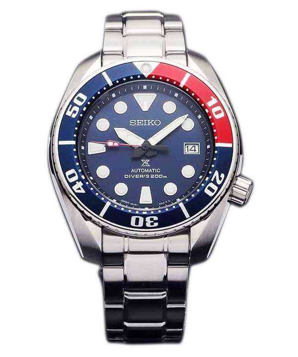 Orologio da uomo Seiko Prospex 200M Diver Automatic Made in Giappone SBDC057