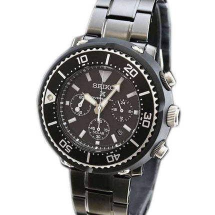 Orologio da uomo Seiko Prospex Solar Diver&#39;s Chronograph 200M Limited Edition SBDL035