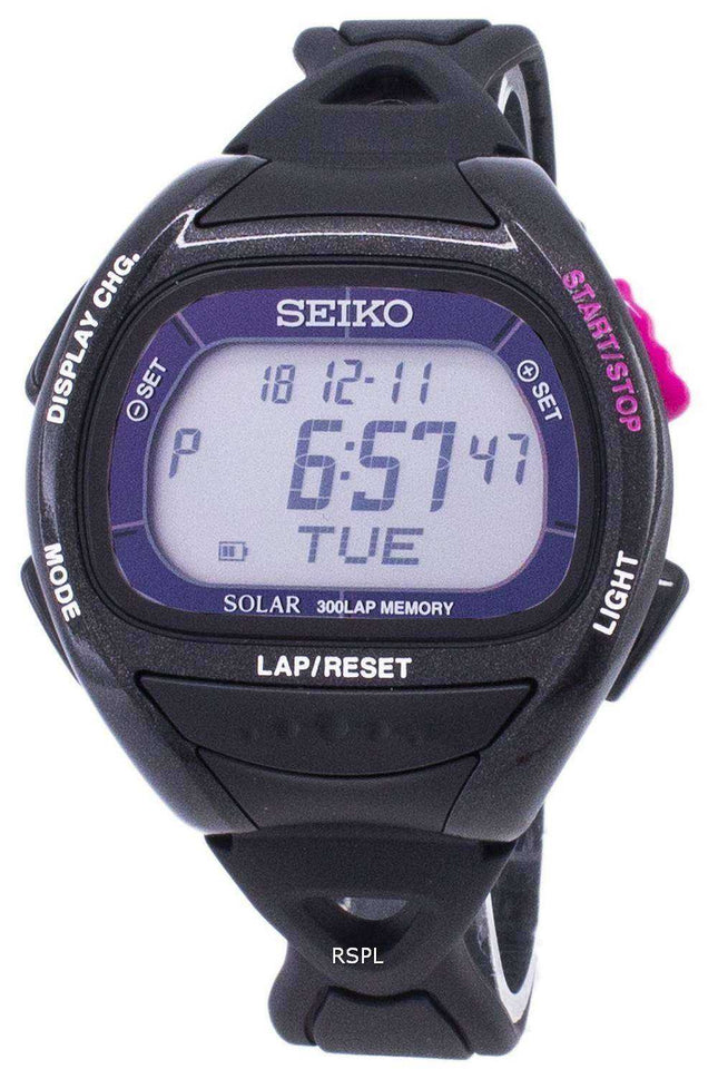 Orologio da uomo solare Seiko Prospex SBEF001 Super Runner Lap Memory