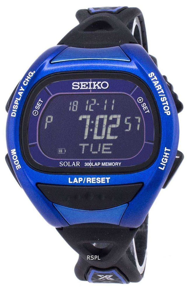 Seiko Prospex SBEF029 Super Runner Lap Memory Solar - Orologio da uomo