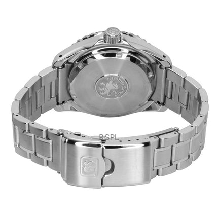 Orologio da uomo Grand Seiko Sport Spring Drive in acciaio inossidabile con quadrante nero, automatico, subacqueo, SBGA461G, 200 m