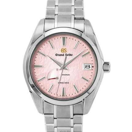 Orologio da uomo Grand Seiko Heritage Limited Edition 20° anniversario con quadrante rosa in titanio automatico SBGA497G 100M