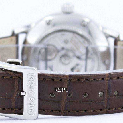 Grand Seiko HI-BEAT 36000 GMT Automatic Power Reserve 37 Jewels SBGJ017 Orologio da uomo