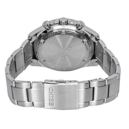 Orologio da uomo Seiko Spirit Chronograph in acciaio inossidabile con quadrante blu al quarzo SBTR023 100M