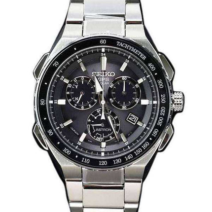 Orologio da uomo Seiko Astron SBXB129 GPS Solar Titanium Power Reserve Cronografo