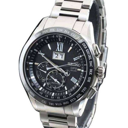 Seiko Astron SSE137 Titanium GPS Solar Power Reserve Orologio da uomo fabbricato in Giappone