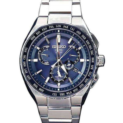 Seiko Astron SBXB155 GPS Solar Titanium Power Reserve Orologio da uomo fabbricato in Giappone