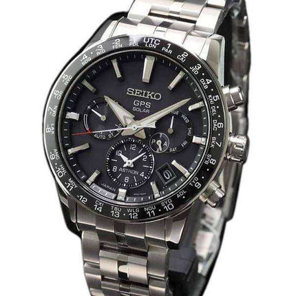 Seiko Astron SBXC003 Titanium GPS Solar Power Reserve Orologio da uomo fabbricato in Giappone