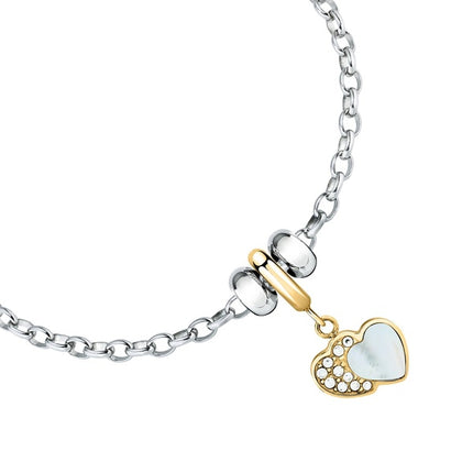 Bracciale Morellato Drops con cuore in oro SCZ1371 da donna