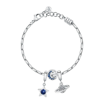 Bracciale Morellato Drops con cristalli trasparenti e blu SCZ1380 da donna