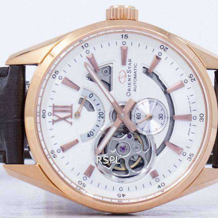 Orient Star Automatic Open Heart Riserva di carica giapponese Made SDK05003W Orologio da uomo