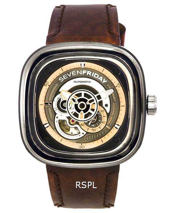 Orologio da uomo Sevenfriday P-Series Automatic Power Reserve P2C/01 SF-P2C-01