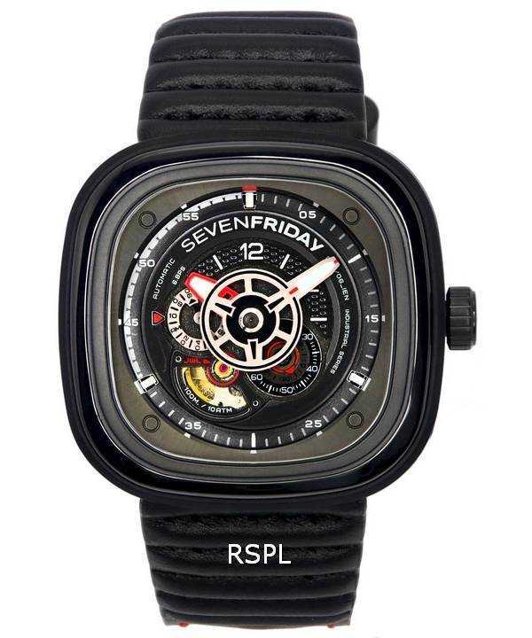 Orologio da uomo Sevenfriday serie P con riserva di carica automatica P3C/06 SF-P3C-06