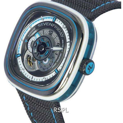 Orologio da uomo Sevenfriday serie P con riserva di carica automatica NTD P3C/08 SF-P3C-08