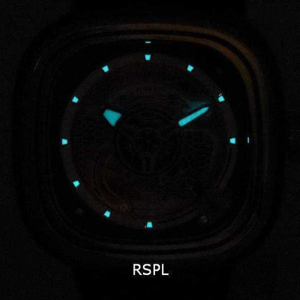 Orologio da uomo Sevenfriday P-Series quadrante scheletro grigio automatico PS1/01 SF-PS1-01