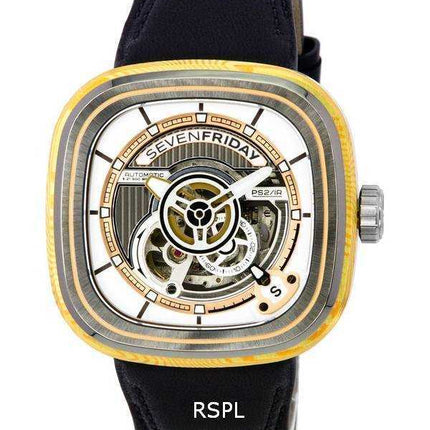 Orologio da uomo Sevenfriday P-Series Cuxedo Skeleton Dial automatico PS2/02 SF-PS2-02