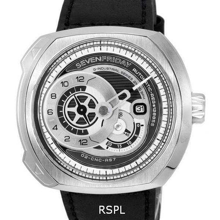 Orologio da uomo Sevenfriday Q-Series quadrante nero automatico Q1/03 SF-Q1-03