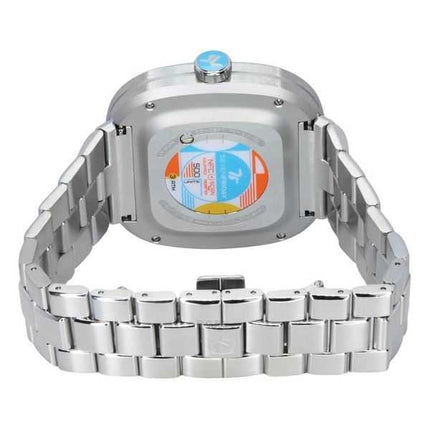 Orologio da uomo automatico Sevenfriday T Series Bauhaus NFC in acciaio inossidabile con quadrante multicolore T1/08 SF-T1-08