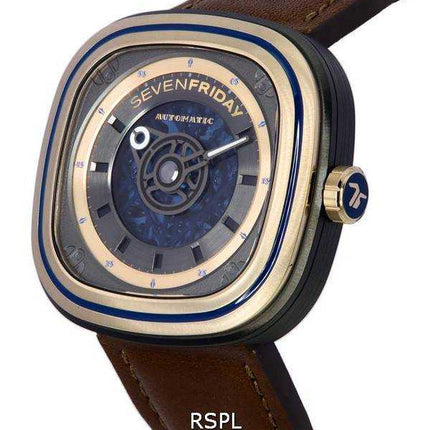 Sevenfriday T-Series T-Art Skeleton Dial Automatic T2/04 SF-T2-04 Orologio da uomo
