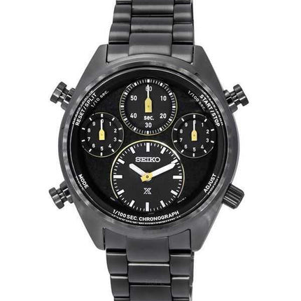 Orologio da uomo Seiko Prospex Speedtimer Limited Edition Cronografo in acciaio inossidabile con quadrante nero Solar SFJ007P1 1