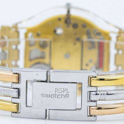 Orologio da donna Swatch Skin Tri Gold Quartz SFK240A