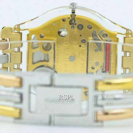 Orologio da donna Swatch Skin Tri Gold Quartz SFK240A
