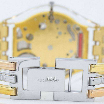 Orologio da donna Swatch Skin Tri Gold Quartz SFK240B