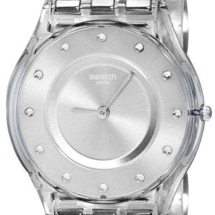 Orologio da donna Swatch Skin Classic Silver Drawer Quartz SFK393G