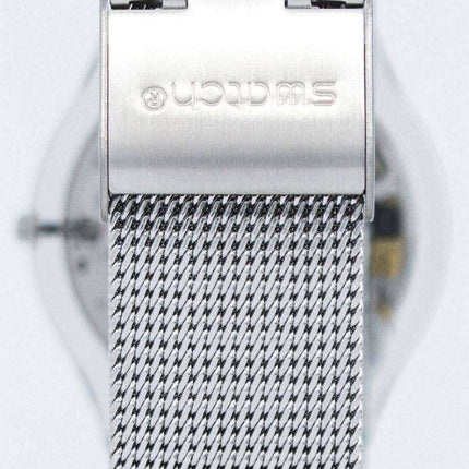 Orologio da donna Swatch Skin Metal Knit Quartz SFM118M