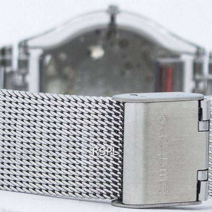 Orologio da donna Swatch Skin Metal Knit Quartz SFM118M