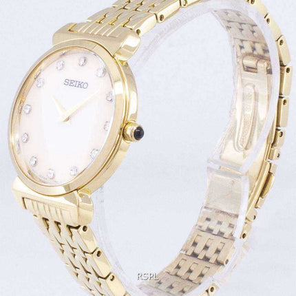Seiko Quartz SFQ802 SFQ802P1 SFQ802P Diamond Accents orologio da donna