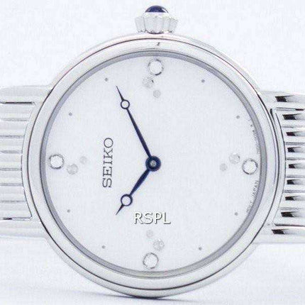 Seiko Quartz Swarovski Crystals SFQ805 SFQ805P1 SFQ805P Orologio da donna