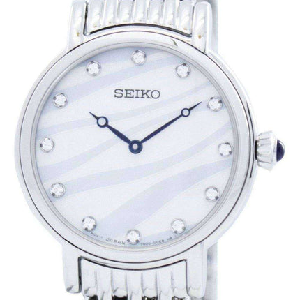 Seiko Quartz Swarovski Crystals SFQ807 SFQ807P1 SFQ807P Orologio da donna