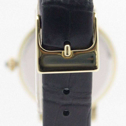 Orologio da donna con cinturino in pelle al quarzo Seiko SFQ814P2