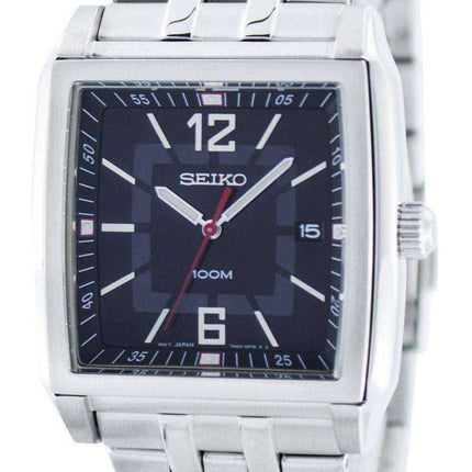 Orologio da uomo SGED75 SGED75P1 SGED75P di forma quadrata al quarzo Seiko