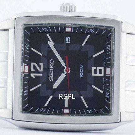 Orologio da uomo SGED75 SGED75P1 SGED75P di forma quadrata al quarzo Seiko