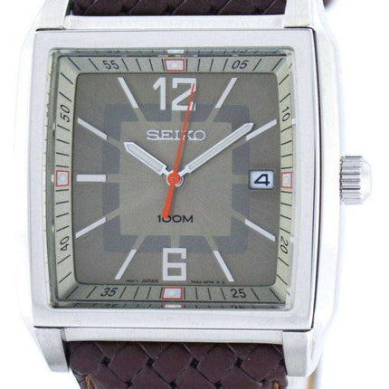 Orologio da uomo SGED77 SGED77 SGED77P quadrata al quarzo Seiko