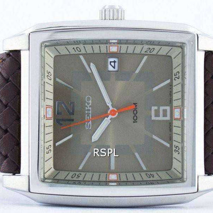 Orologio da uomo SGED77 SGED77 SGED77P quadrata al quarzo Seiko
